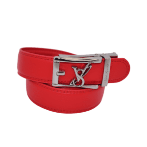 Sunday Red Silver Buckle