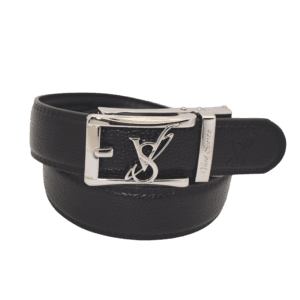Timeless Black Silver Buckle